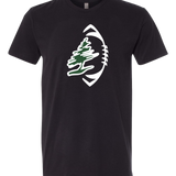 DC Everest Middle School Football — example store - Black T-Shirt - Full Front
