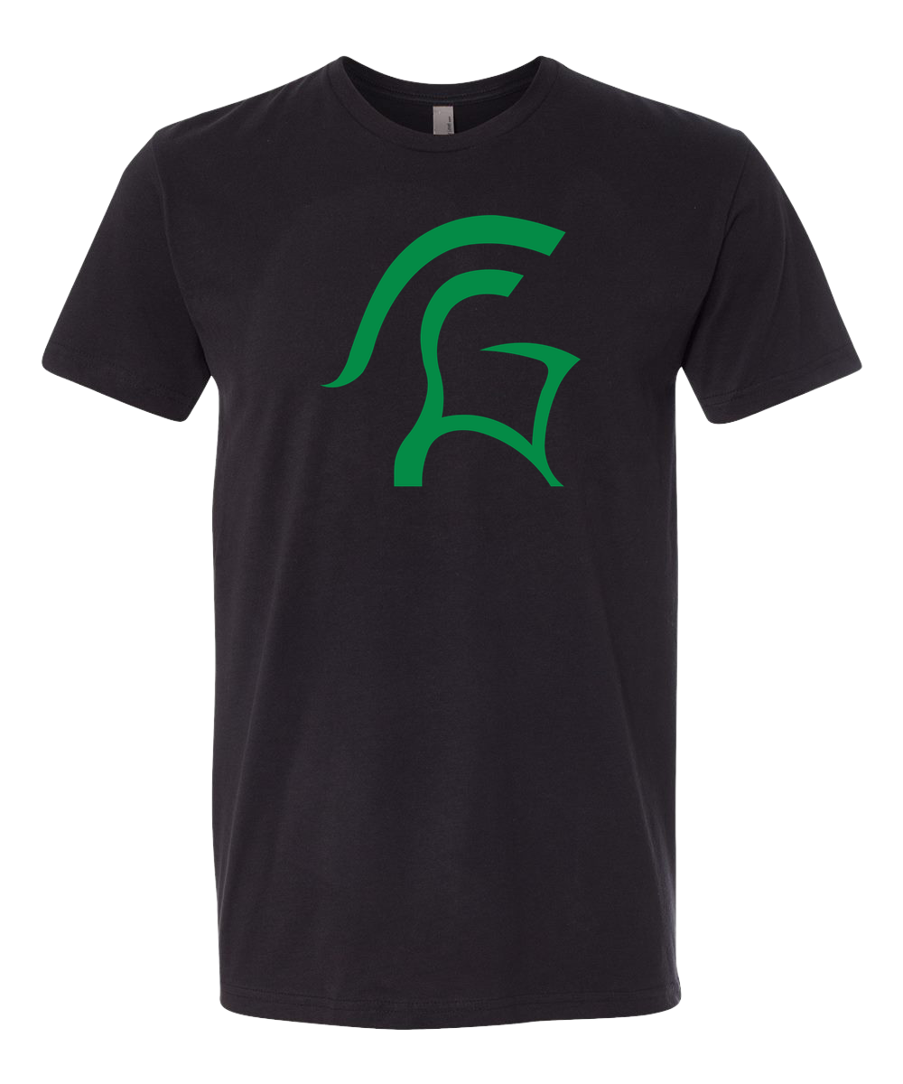 La Crescent-Hokah Football - Black T-Shirt - Full Front