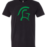 La Crescent-Hokah Football - Black T-Shirt - Full Front