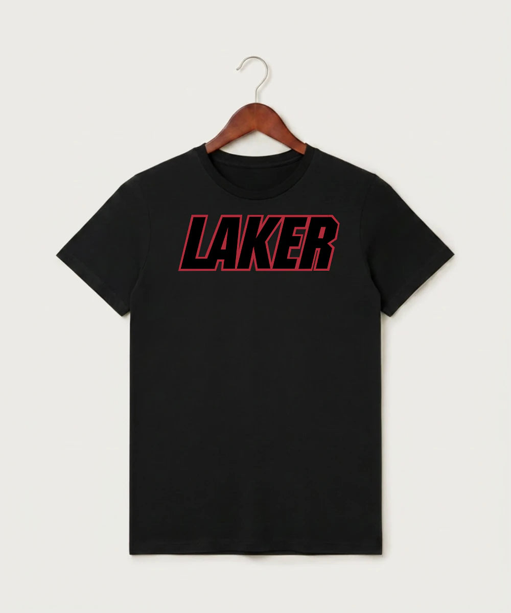 Detroit Lakes Community High School Football (Boys) - Black T-Shirt - Full Front