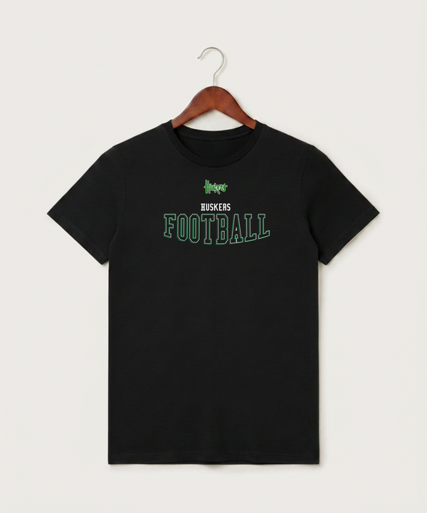 Holdingford High School Football (Boys) - Black T-Shirt - Full Front