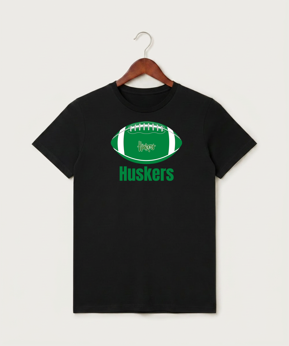 Holdingford High School Football (Boys) - Black T-Shirt - Full Front
