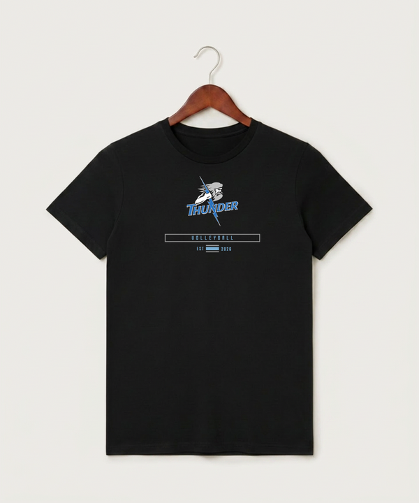 Long Prairie Grey Eagle High School Volleyball (Girls) - Black T-Shirt - Full Front