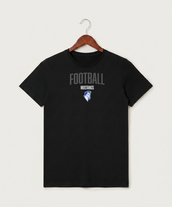 Mora High School Football (Boys) - Black T-Shirt - Full Front