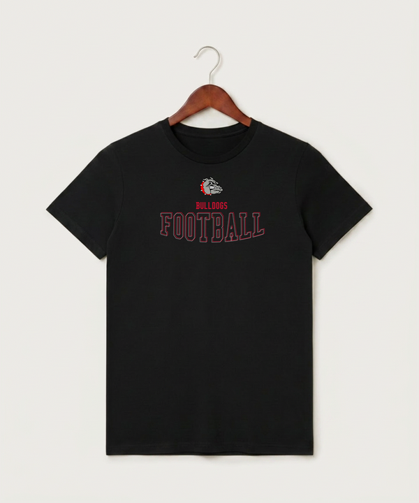 Otter Tail Central Football (Boys) - Black T-Shirt - Full Front