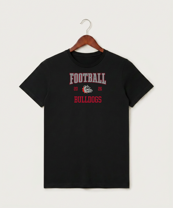 Otter Tail Central Football (Boys) - Black T-Shirt - Full Front