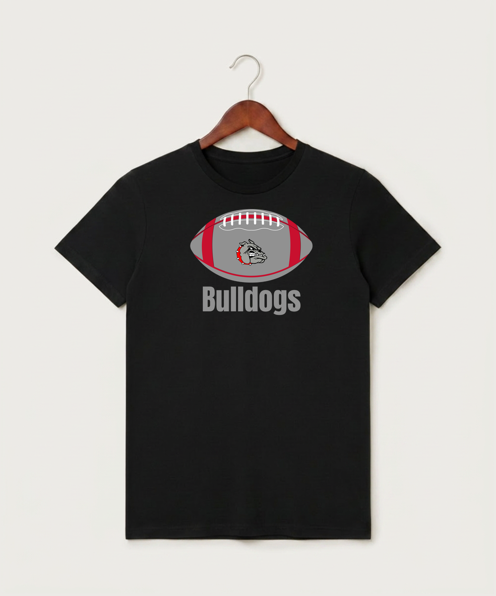 Otter Tail Central Football (Boys) - Black T-Shirt - Full Front