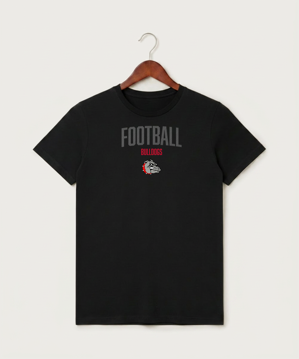 Otter Tail Central Football (Boys) - Black T-Shirt - Full Front