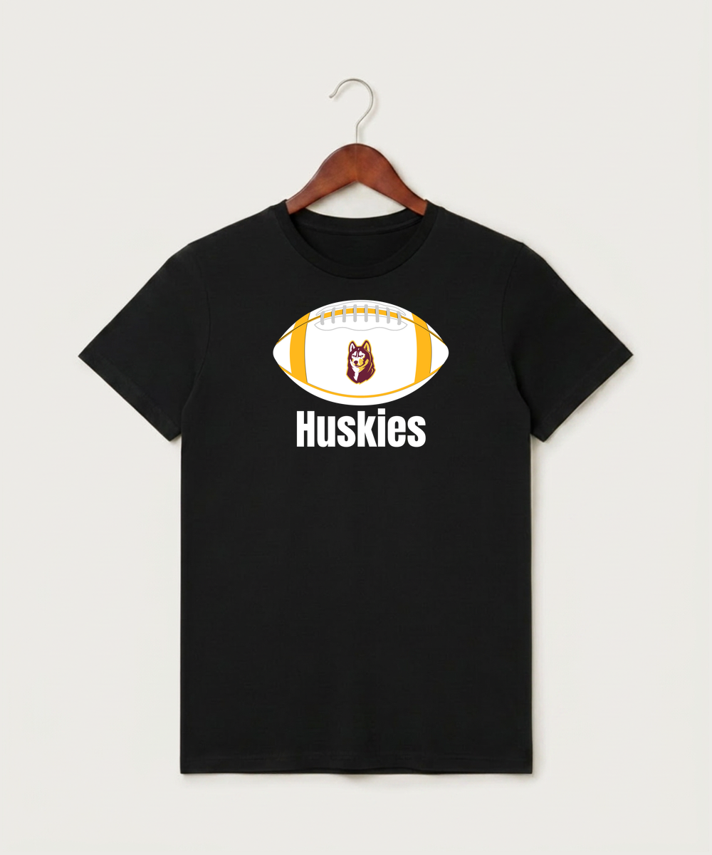 Pillager High School Football (Boys) - Black T-Shirt - Full Front