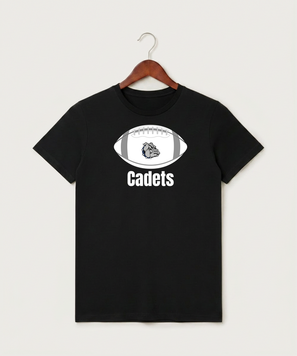 Sargent County High School Football (Boys) - Black T-Shirt - Full Front