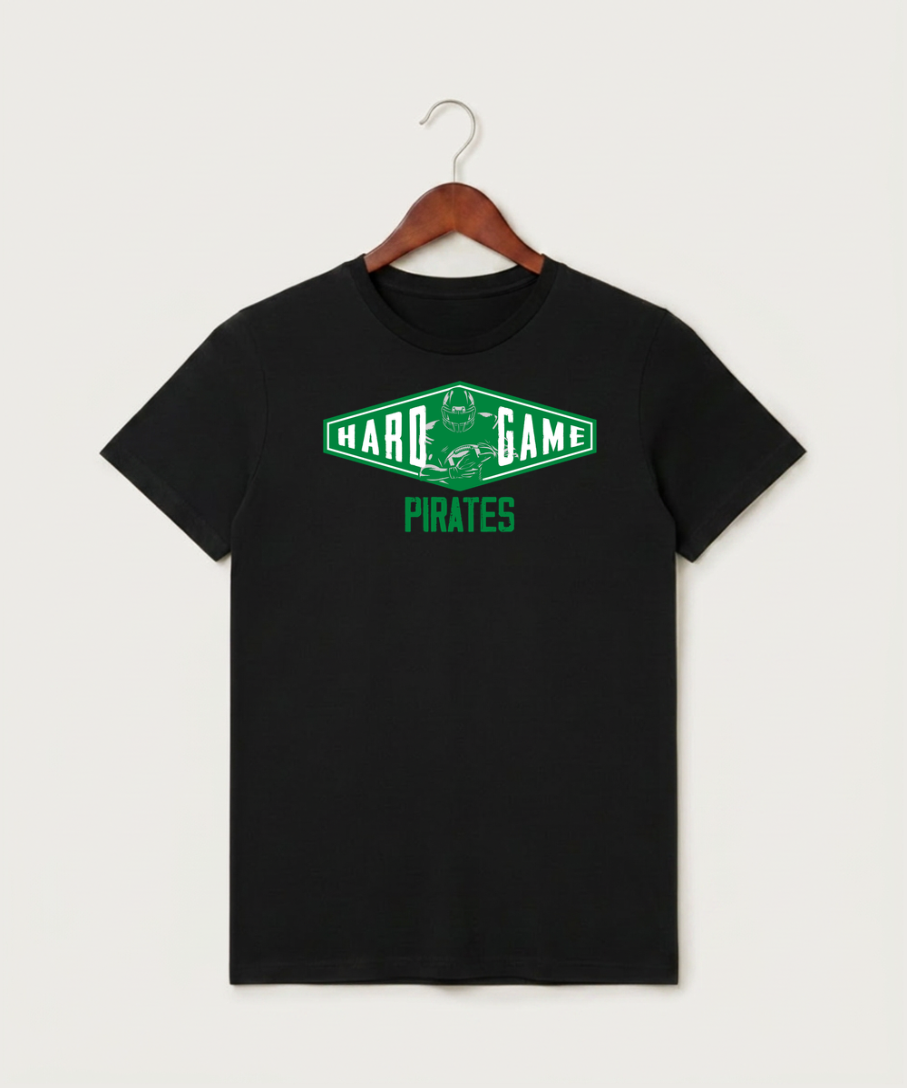 Verndale High School Football (Boys) - Black T-Shirt - Full Front