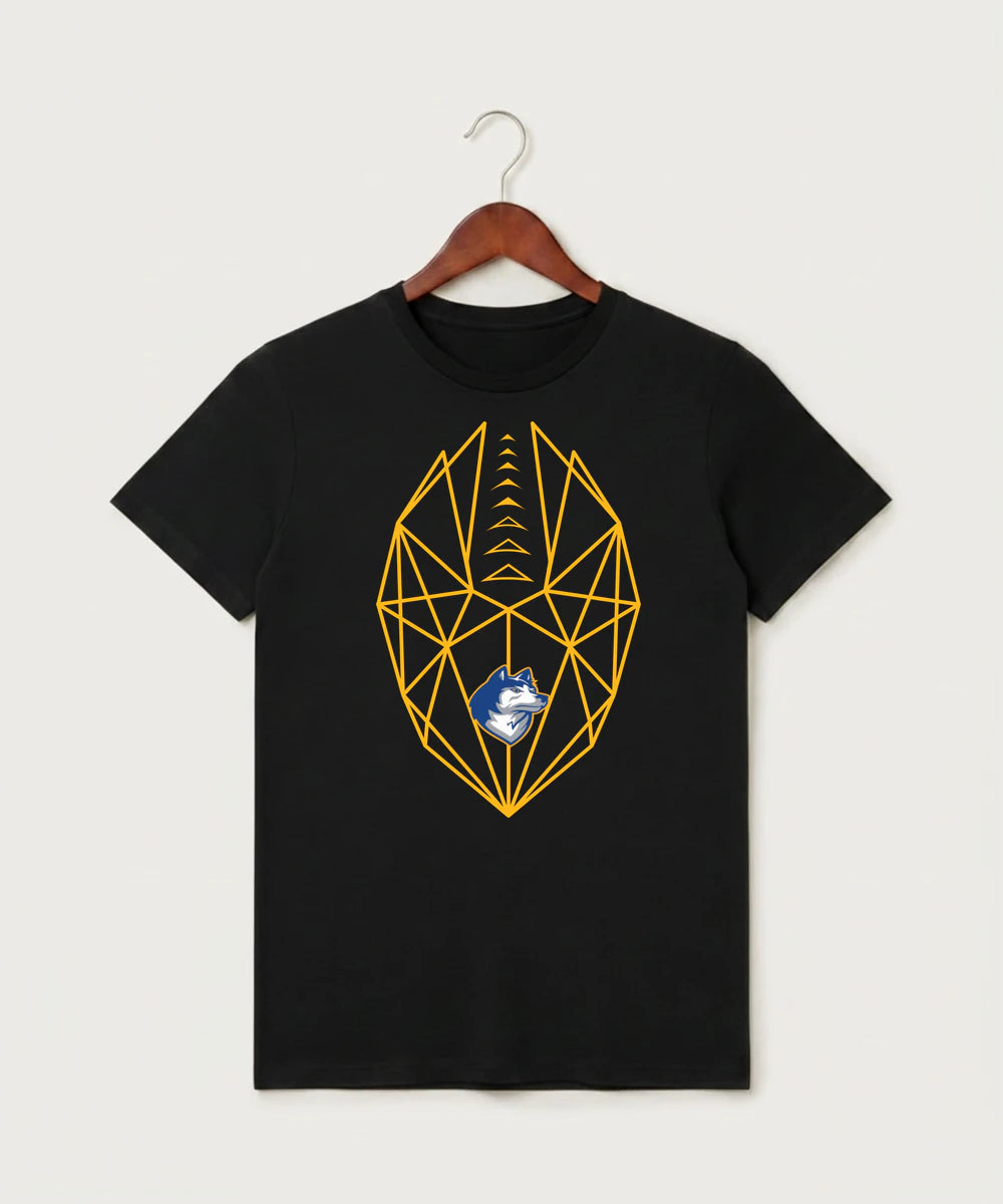 Bigfork Senior High School Football (Boys) - Black T-Shirt - Full Front