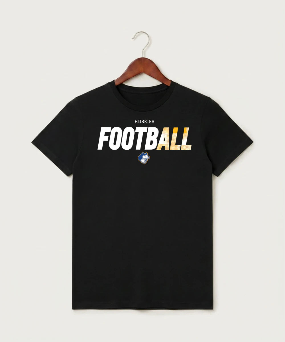 Bigfork Senior High School Football (Boys) - Black T-Shirt - Full Front