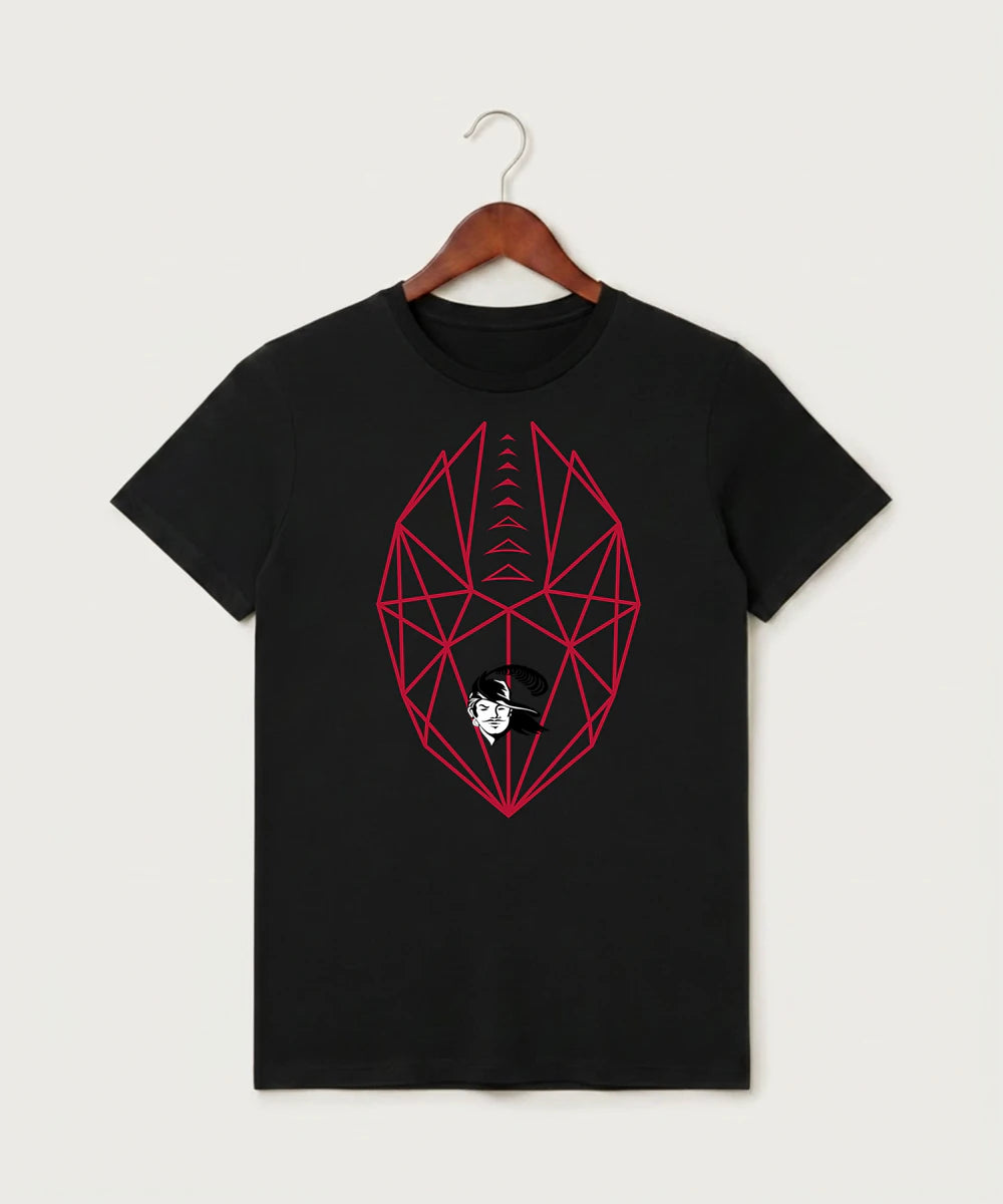 Border West Football (Boys) - Black T-Shirt - Full Front