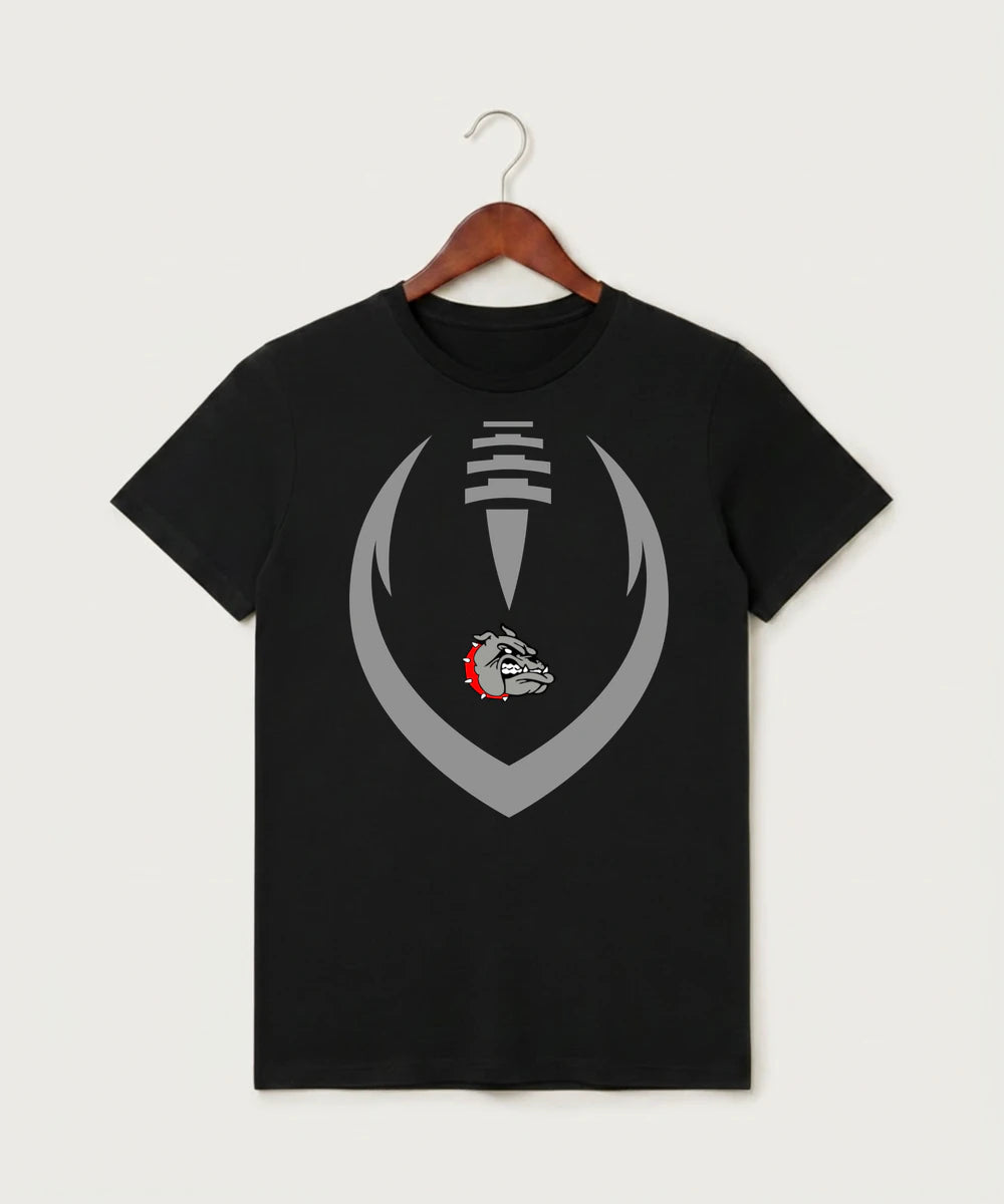 Otter Tail Central Football (Boys) - Black T-Shirt - Full Front