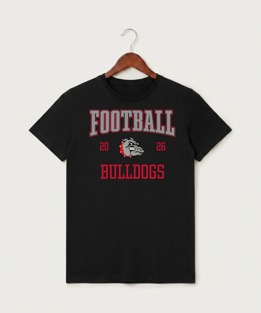Otter Tail Central Football (Boys) - Black T-Shirt - Full Front