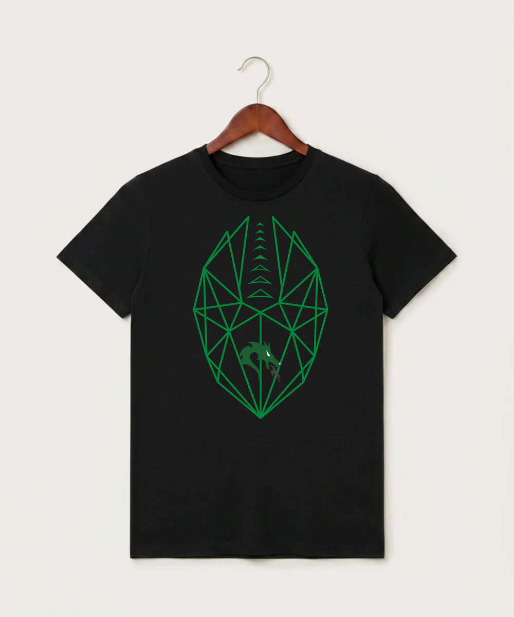 Pine City High School Football (Boys) - Black T-Shirt - Full Front