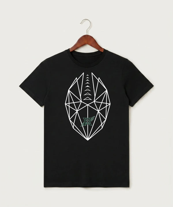 Rock Ridge High School Football (Boys) - Black T-Shirt - Full Front