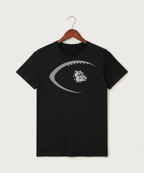 Sargent County High School Football (Boys) - Black T-Shirt - Full Front