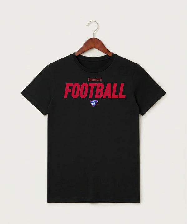 Upsala High School Football (Boys) - Black T-Shirt - Full Front