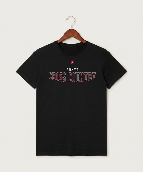 John Marshall High School Cross Country (Coed) - Black T-Shirt - Full Front