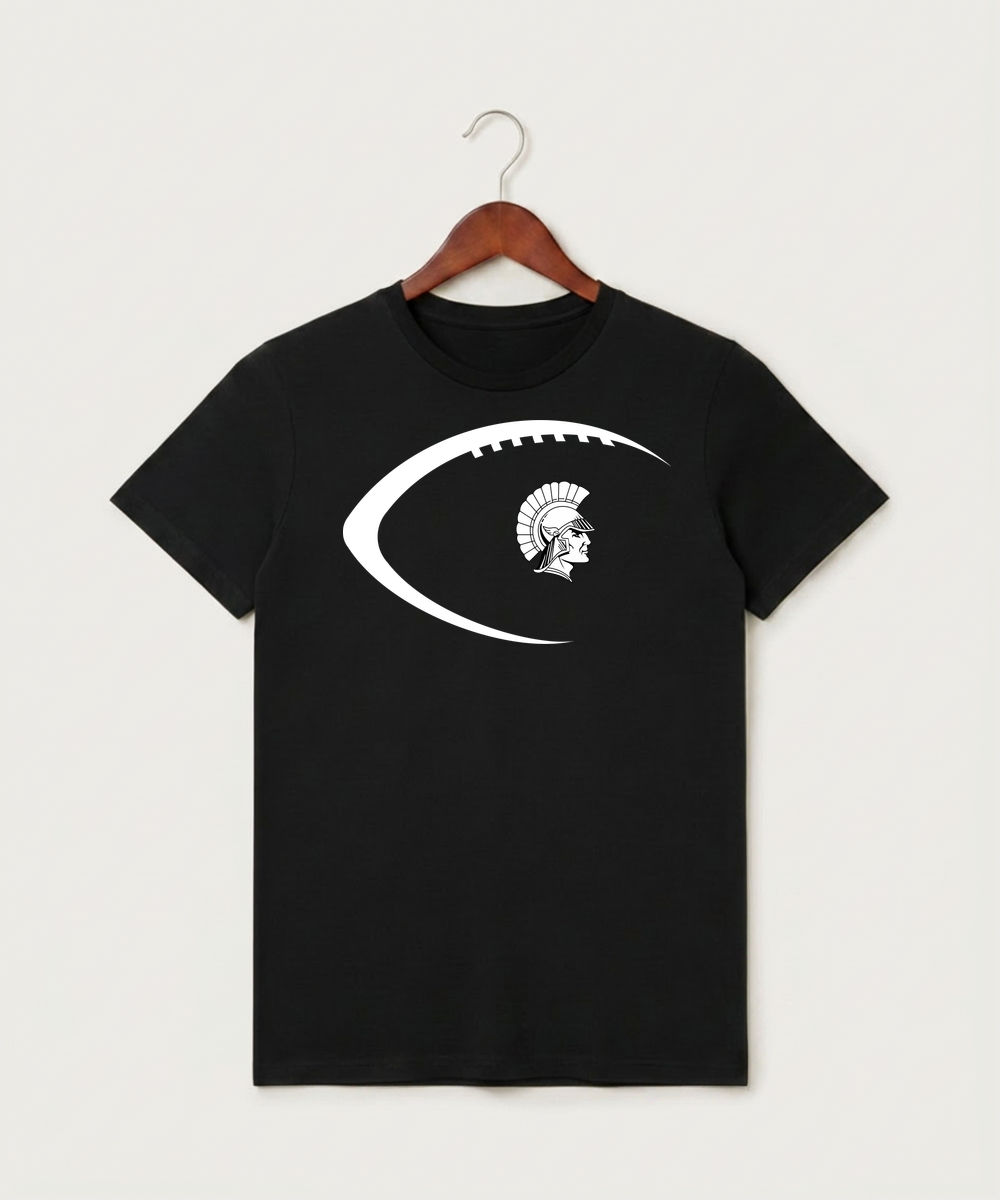 Wauwatosa West Football - Black T-Shirt - Full Front
