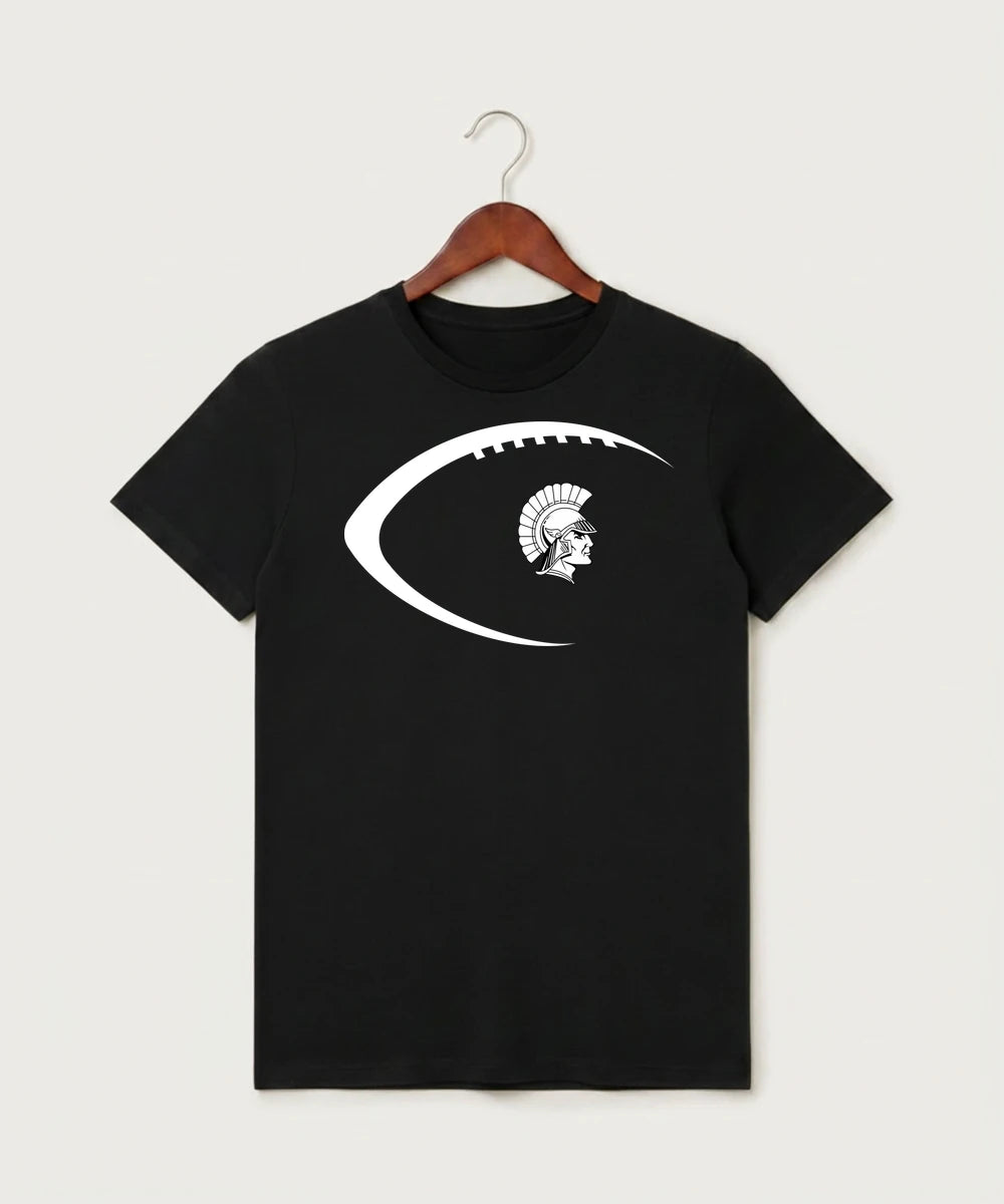 Wauwatosa West Football - Black T-Shirt - Full Front