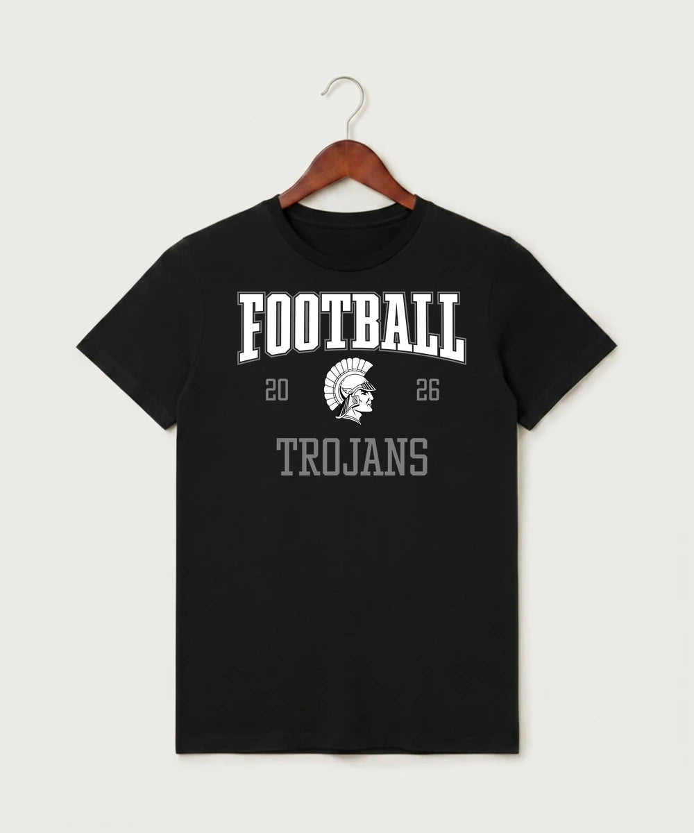 Wauwatosa West Football - Black T-Shirt - Full Front