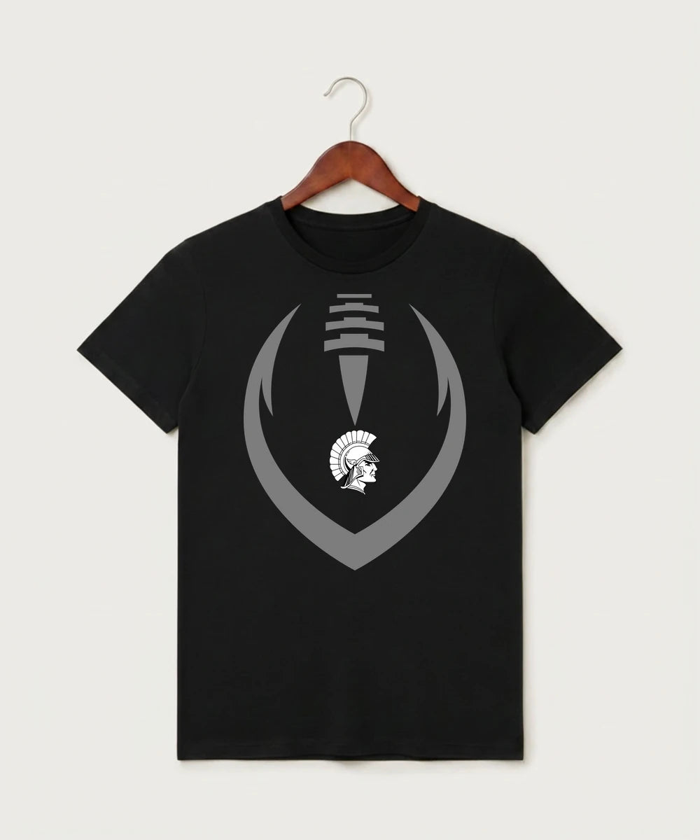 Wauwatosa West Football - Black T-Shirt - Full Front