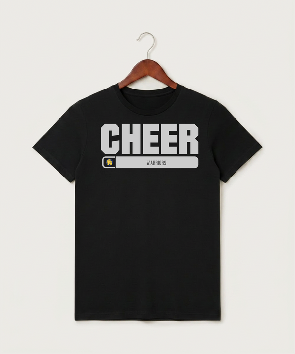 Wausau West High School Cheer - Black T-Shirt - Full Front