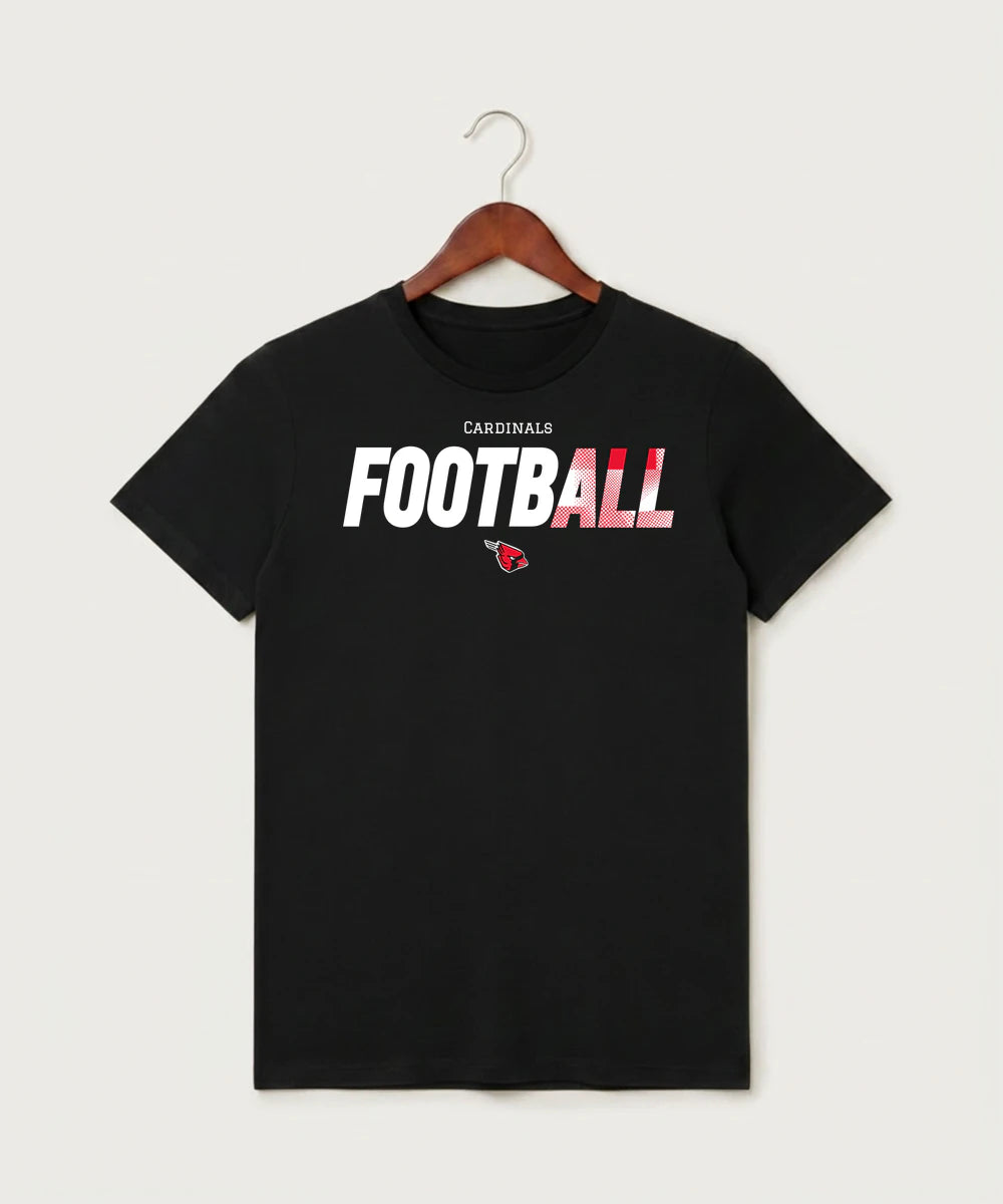 Forreston Football - Black T-Shirt - Full Front