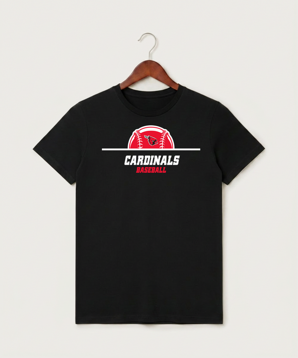 Forreston Baseball - Black T-Shirt - Full Front