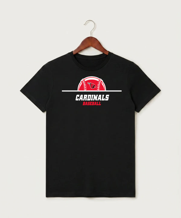 Forreston Baseball - Black T-Shirt - Full Front