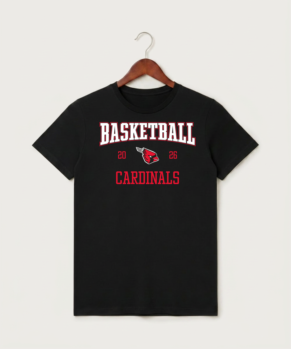 Forreston Basketball - Black T-Shirt - Full Front