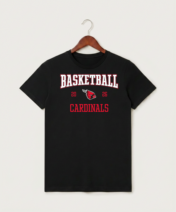 Forreston Basketball - Black T-Shirt - Full Front