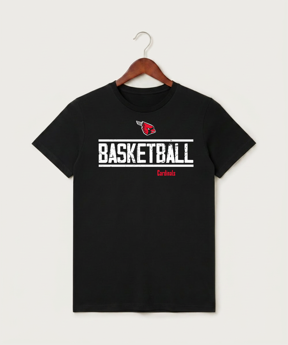 Forreston Basketball - Black T-Shirt - Full Front