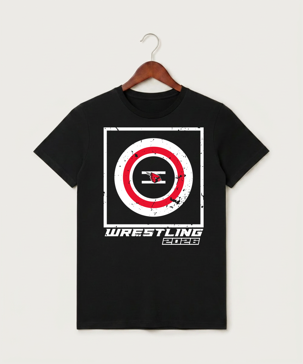 Forreston Wrestling - Black T-Shirt - Full Front