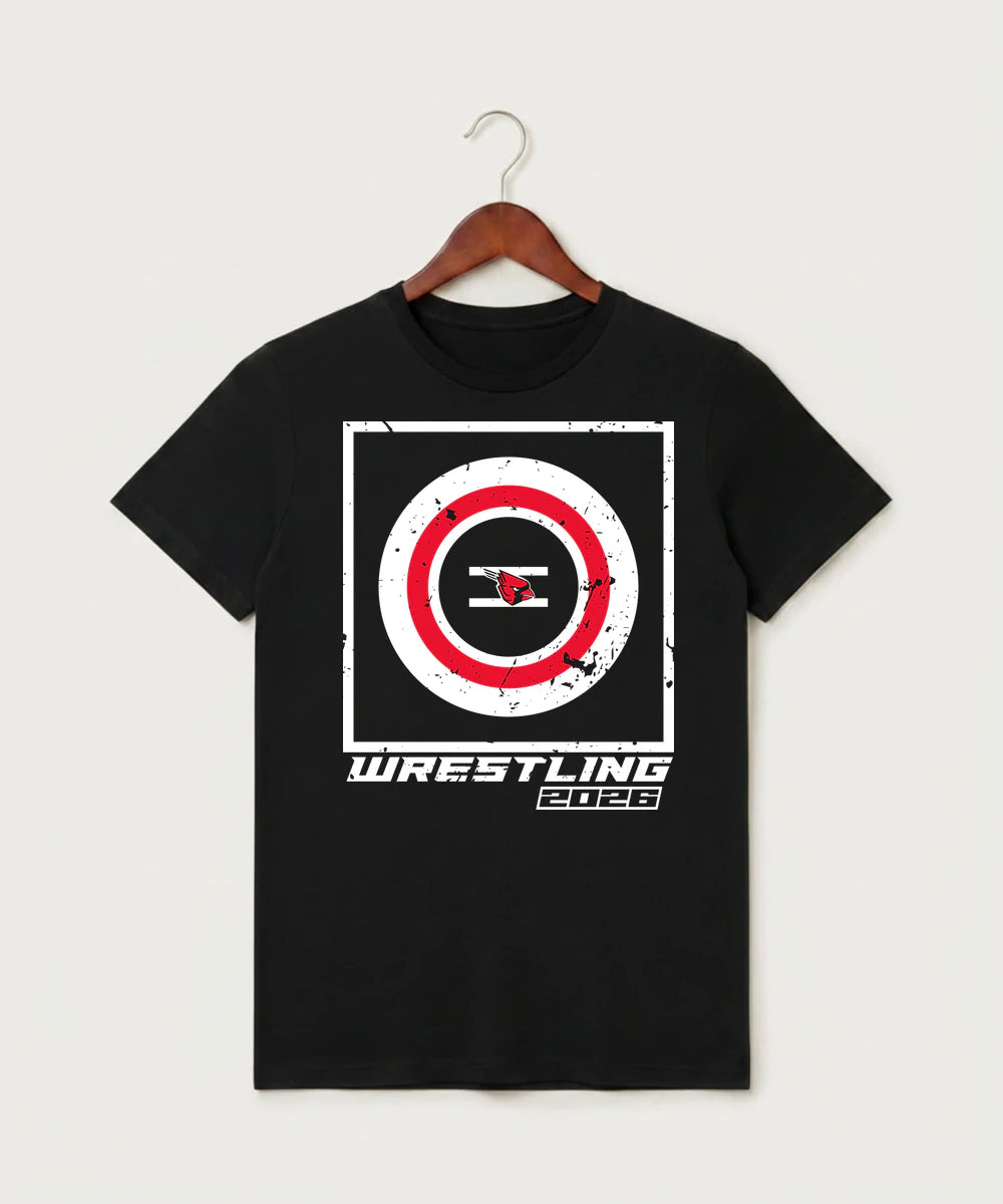 Forreston Wrestling - Black T-Shirt - Full Front