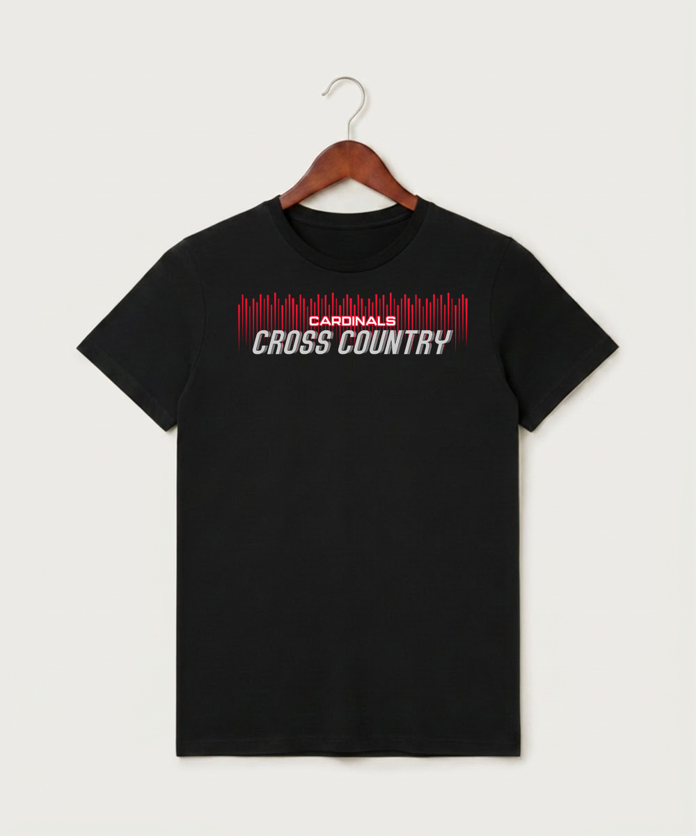 Forreston Cross Country - Black T-Shirt - Full Front