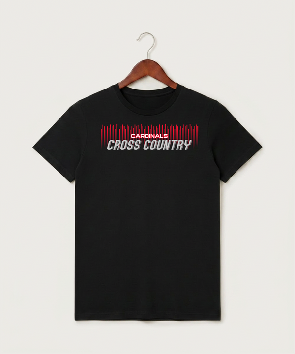 Forreston Cross Country - Black T-Shirt - Full Front