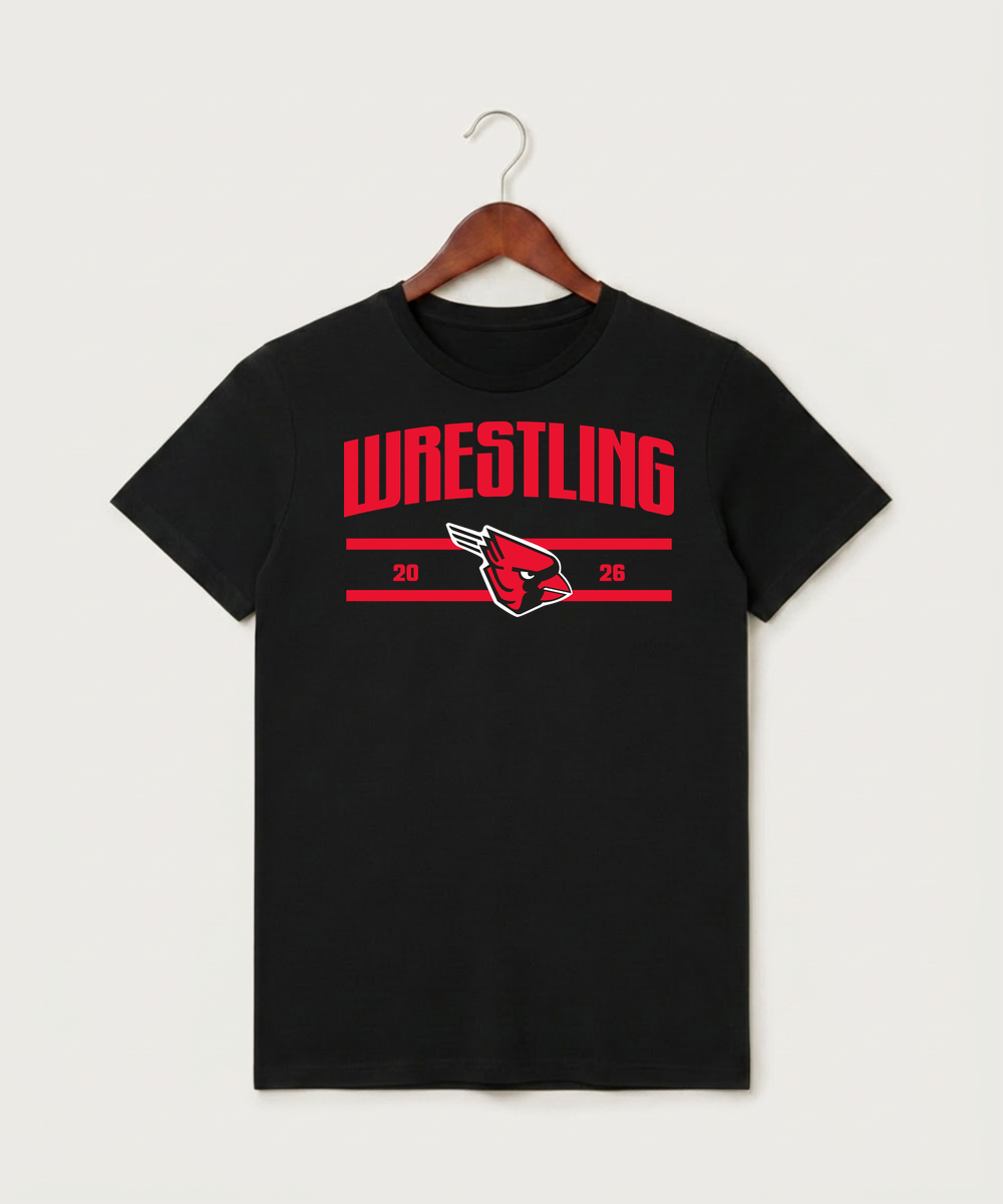 Forreston Wrestling - Black T-Shirt - Full Front