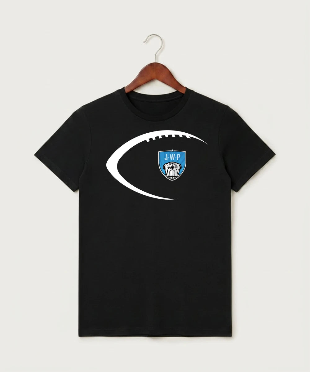 Janesville Waldorf Pemberton Football (Boys) - Black T-Shirt - Full Front
