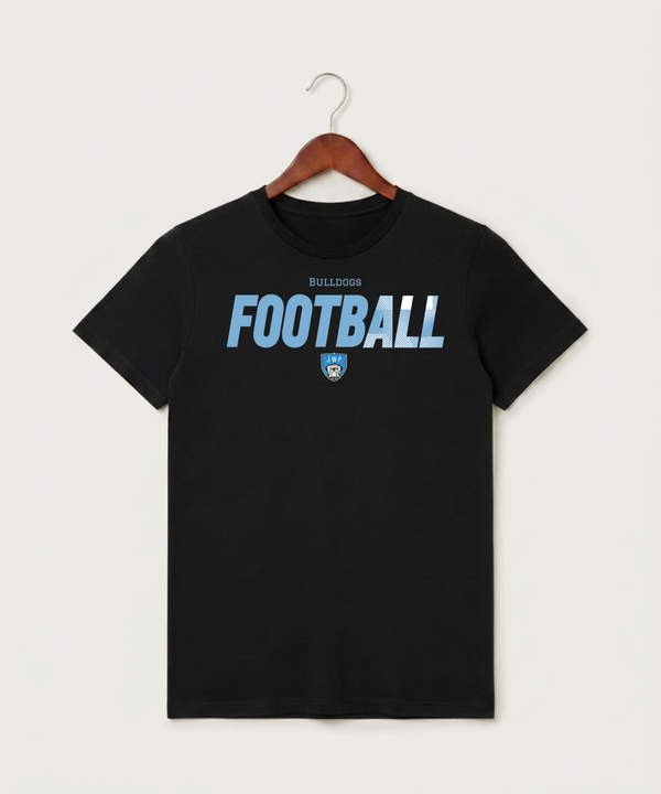 Janesville Waldorf Pemberton Football (Boys) - Black T-Shirt - Full Front