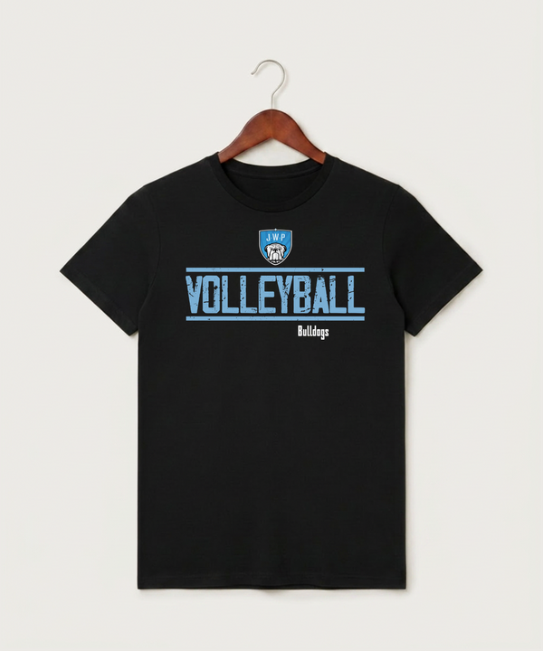 Janesville Waldorf Pemberton Volleyball (Girls) - Black T-Shirt - Full Front