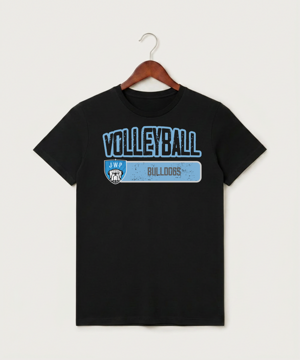 Janesville Waldorf Pemberton Volleyball (Girls) - Black T-Shirt - Full Front