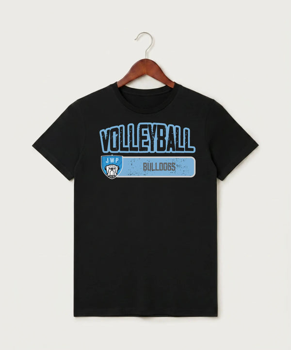Janesville Waldorf Pemberton Volleyball (Girls) - Black T-Shirt - Full Front