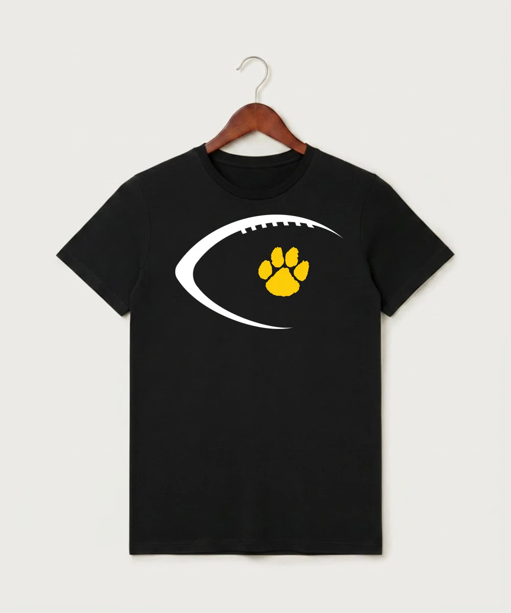 Plainview Elgin Millville H S Football (Boys) - Black T-Shirt - Full Front