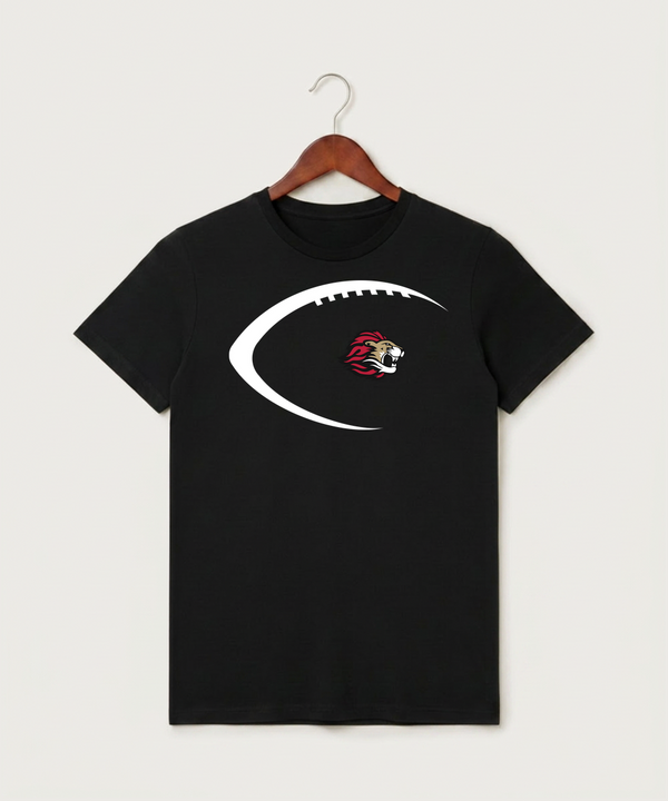 Spring Grove High School Football (Boys) - Black T-Shirt - Full Front