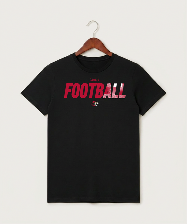 Spring Grove High School Football (Boys) - Black T-Shirt - Full Front