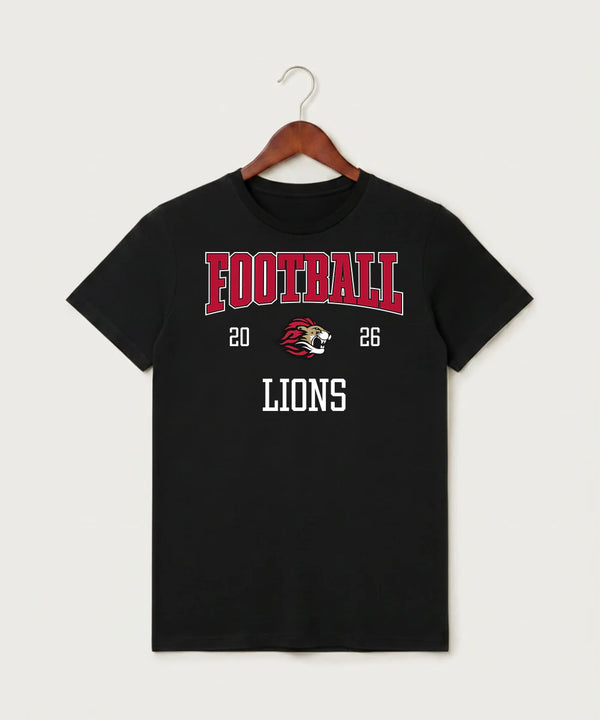 Spring Grove High School Football (Boys) - Black T-Shirt - Full Front